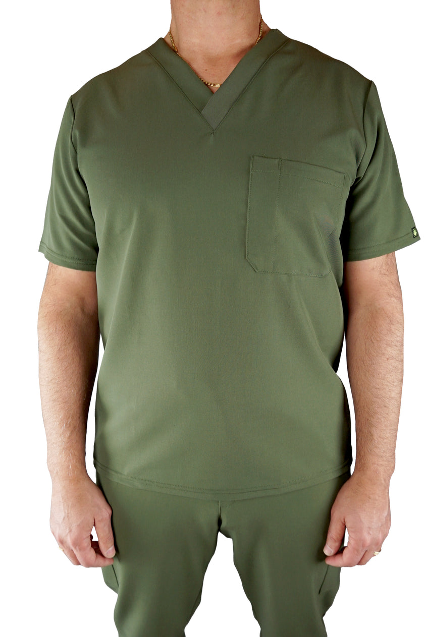 Men's Classic Top 2.0 - Olive - Front view