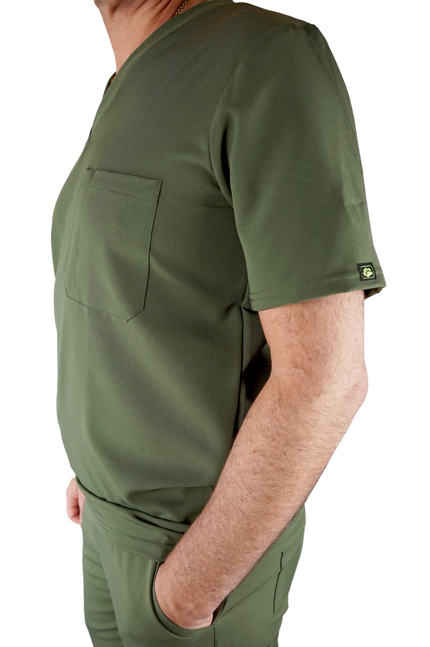 Men's Classic Top 2.0 - Olive - Side view