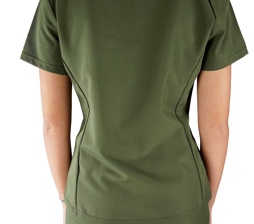 Women's Classic Top 2.0 - Olive - Back view