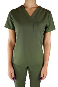 Women's Classic Top 2.0 - Olive - Front view