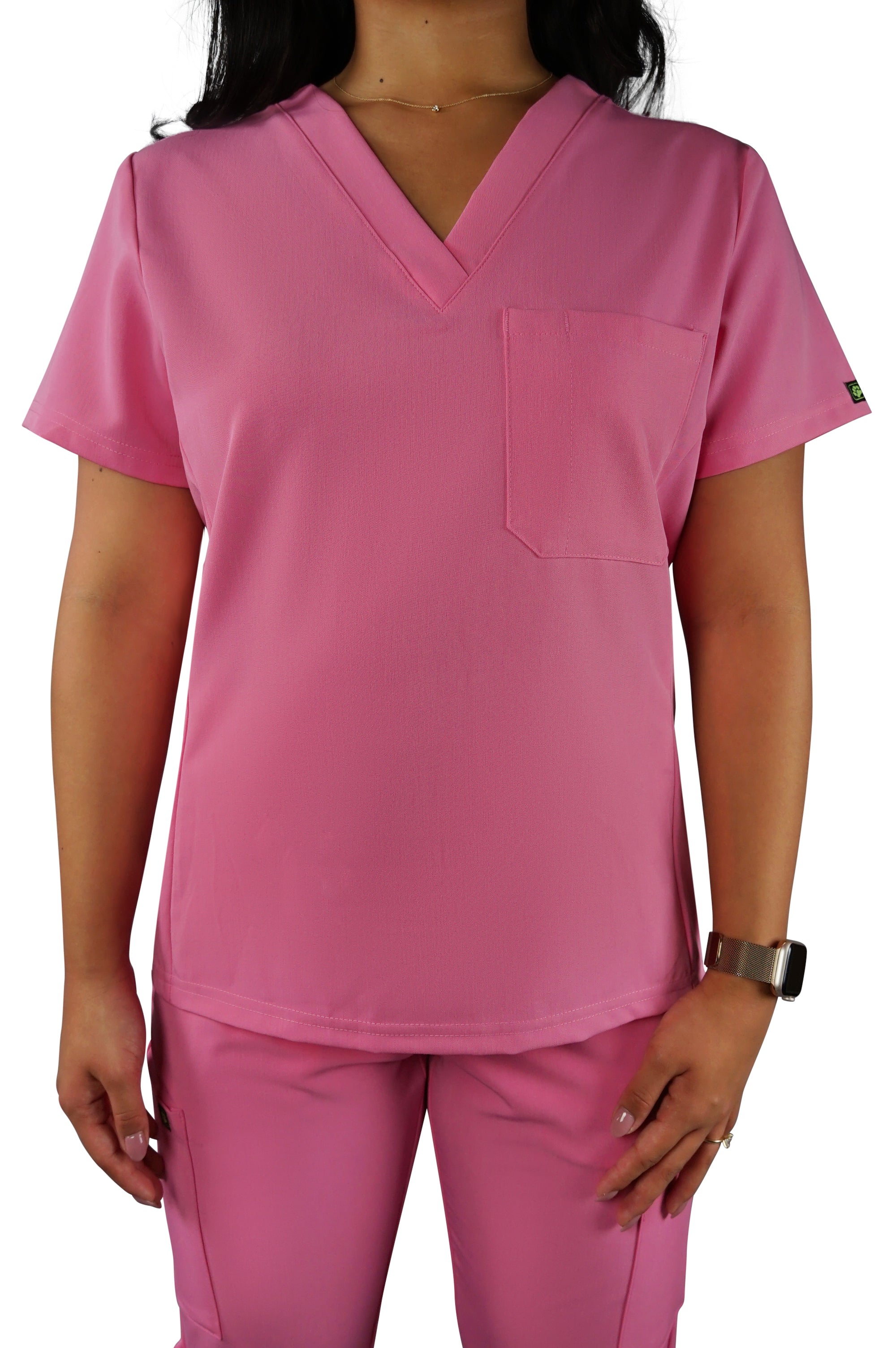 Pink deals scrub tops