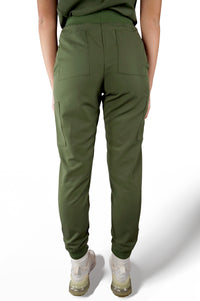 Women's Jogger - Olive - Back view
