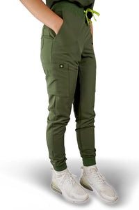 Women's Jogger - Olive - Side view