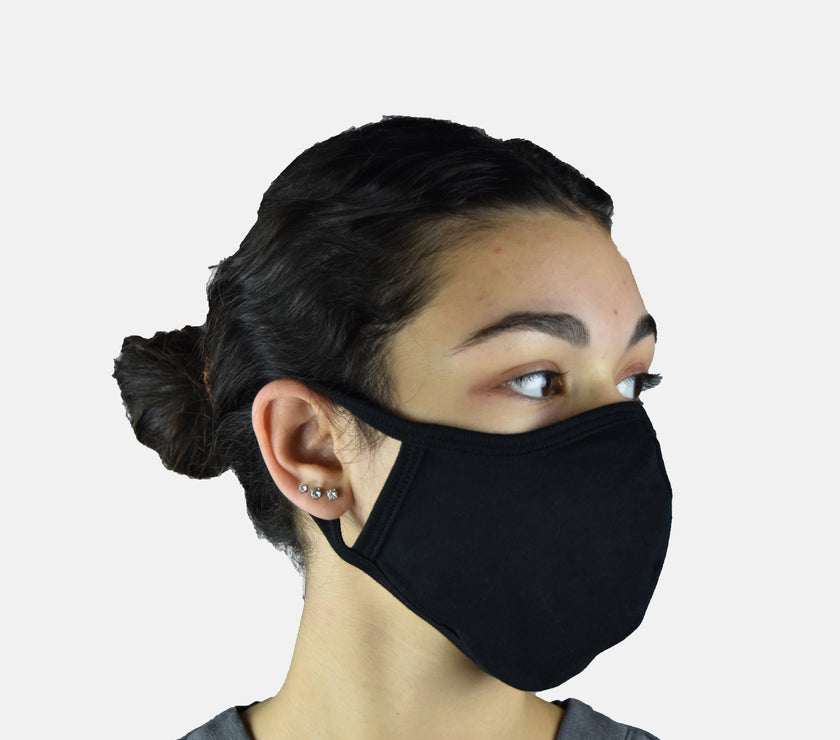 Black Organic Cotton Mask