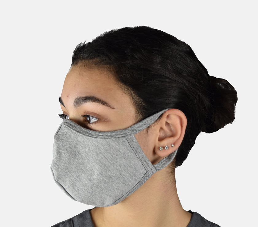 Grey Organic Cotton Mask