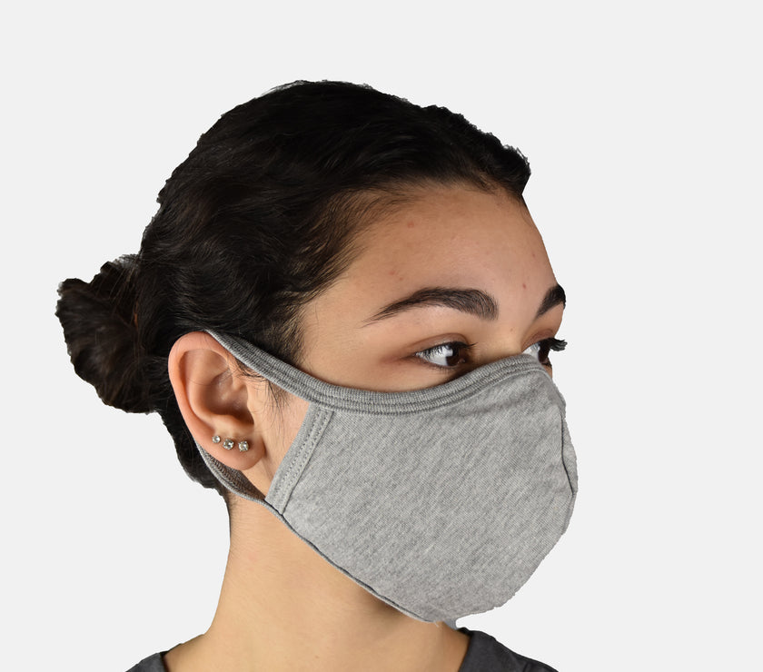 Grey Organic Cotton Mask