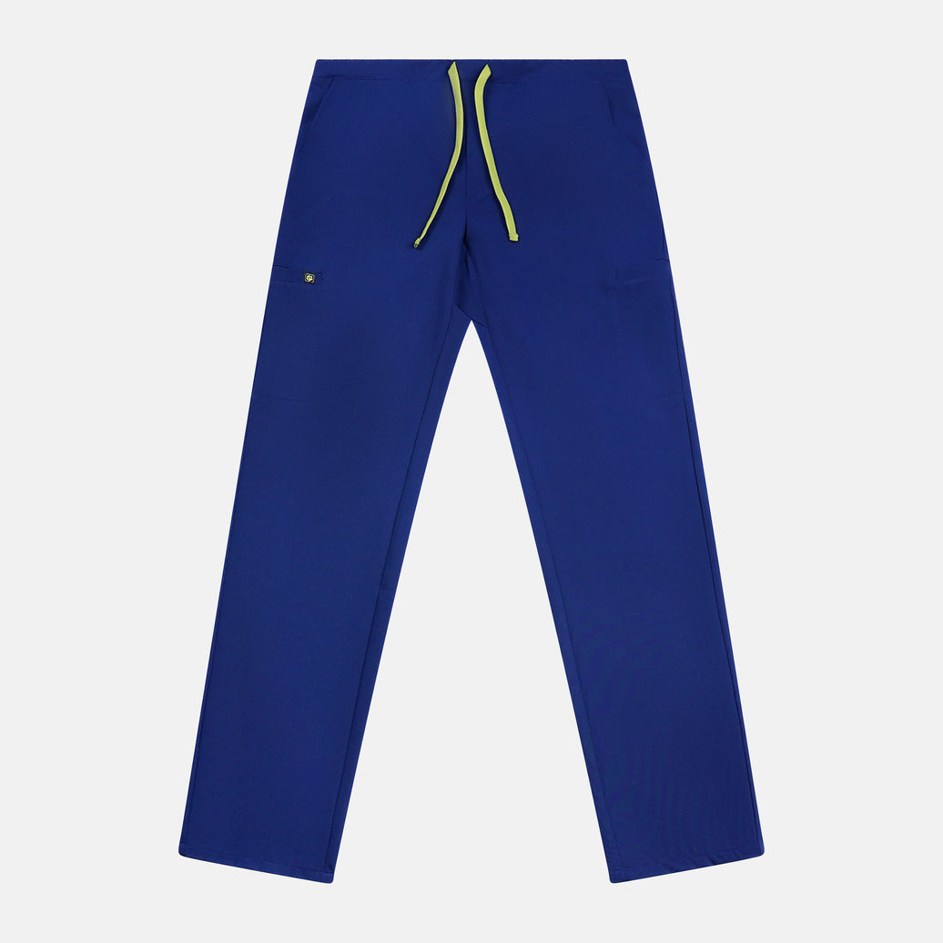 Blue Sky Co.  Small Tall 34 - Ceil Blue David Simple Scrub Pants