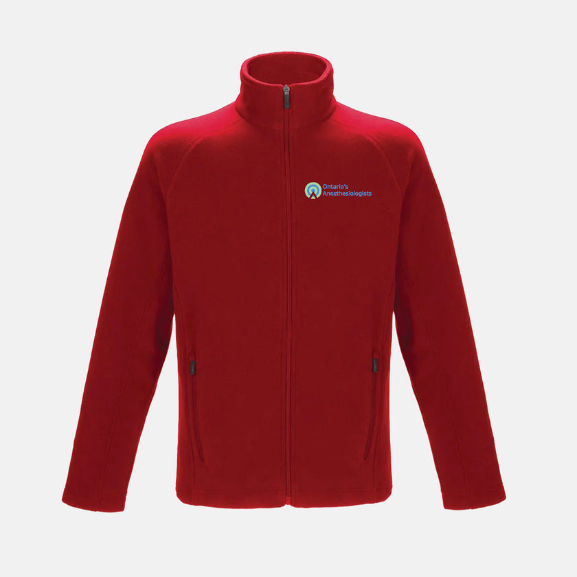 Men's Barren Full-Zip Microfleece Jacket (Ontario Anesthesiologist)