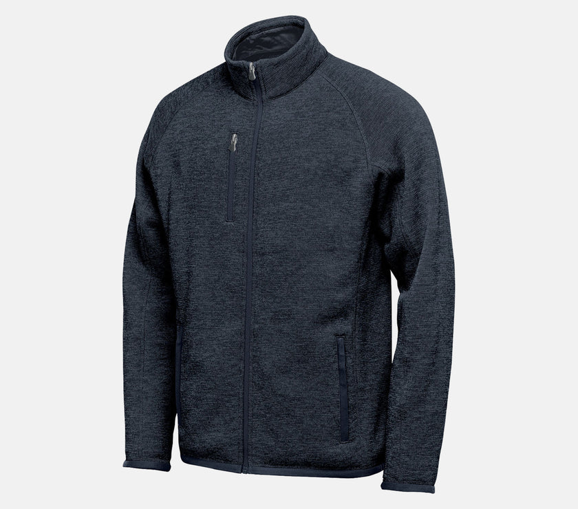 Mens Heavy Full-Zip Sweater (One Heart Care)