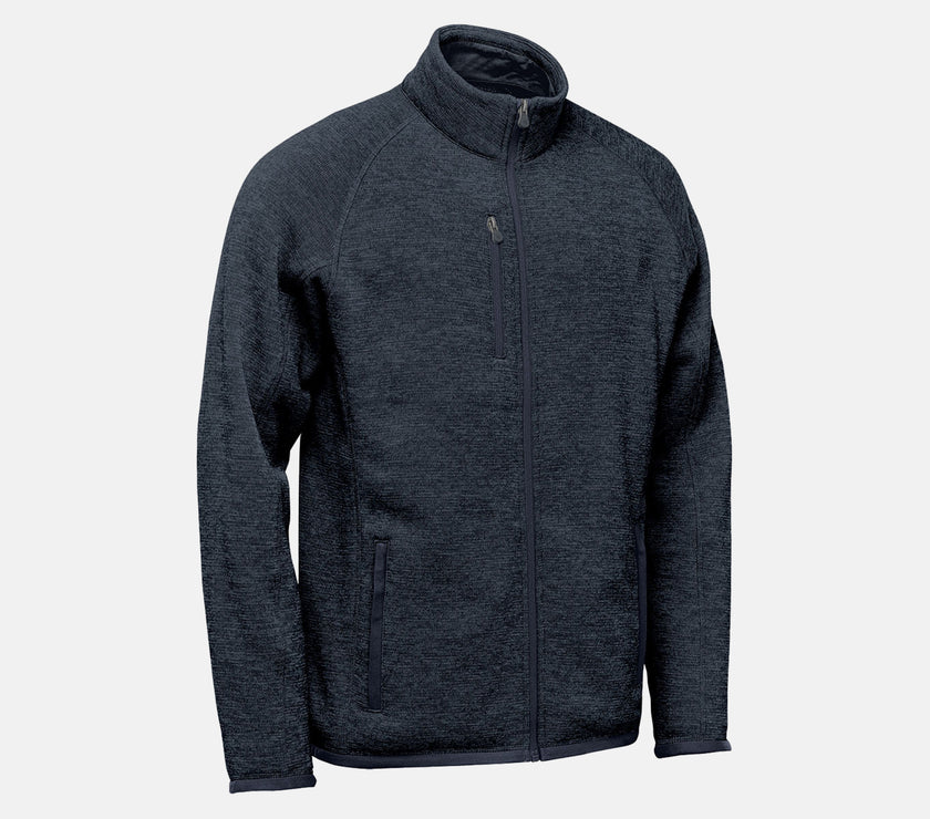 Mens Heavy Full-Zip Sweater (One Heart Care)