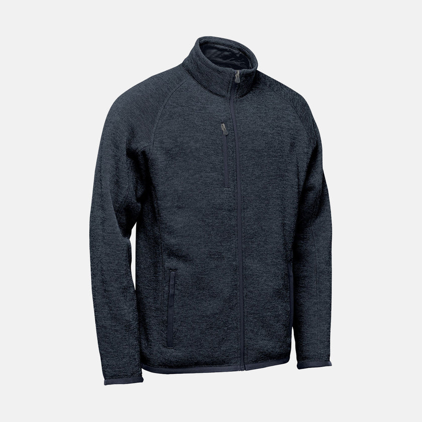 Mens Heavy Full-Zip Sweater (One Heart Care)