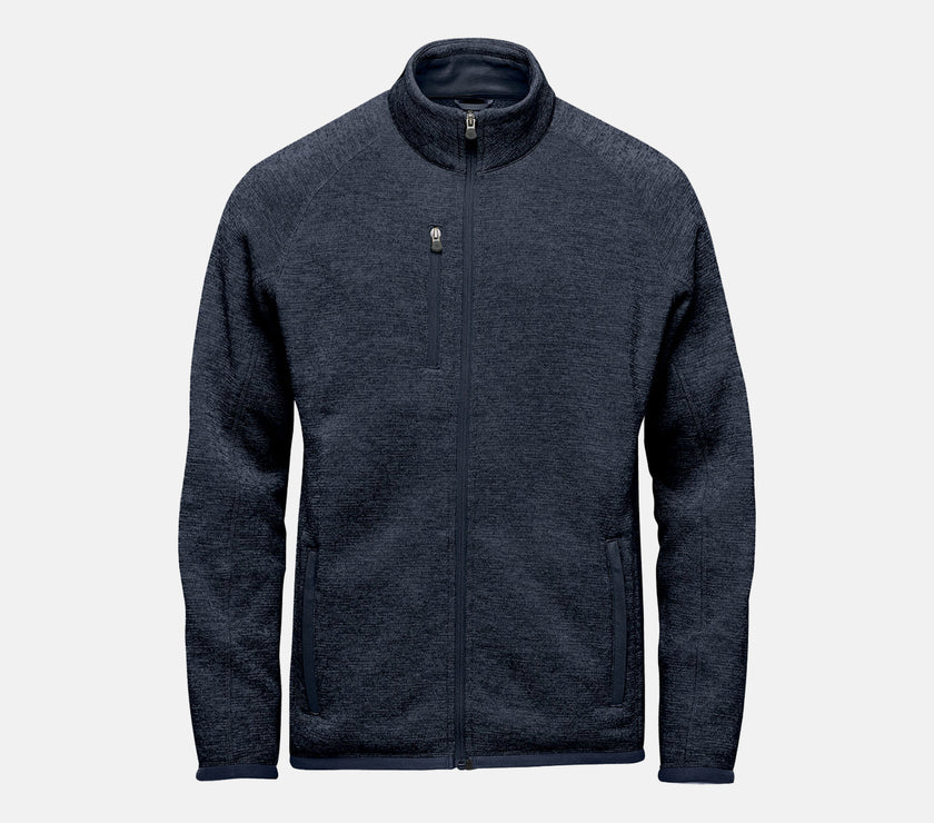 Mens Heavy Full-Zip Sweater (One Heart Care)