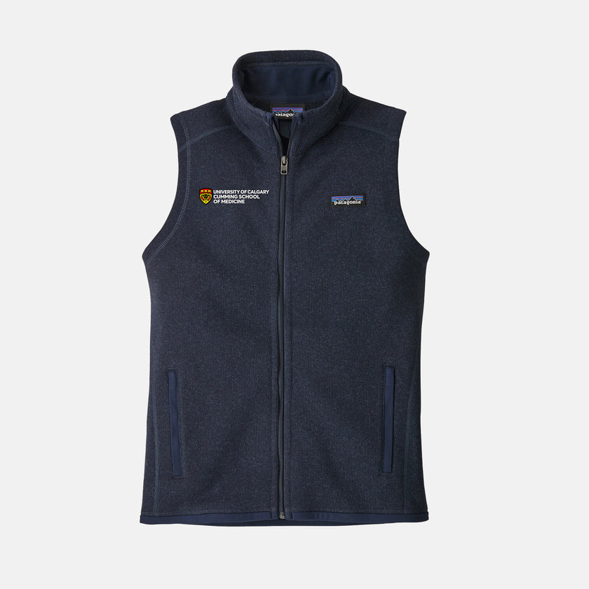 Women's Patagonia Fleece Vest (University of Calgary Cumming School of Medicine)