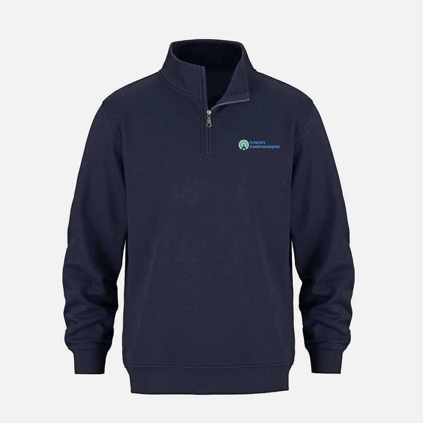 Unisex Flux 1/4 Zip Sweatshirt (Ontario Anesthesiologist)