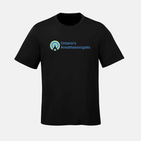 Unisex Parkour Ring Spun Combed Cotton Crewneck T-Shirt (Ontario Anesthesiologist)