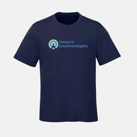 Unisex Parkour Ring Spun Combed Cotton Crewneck T-Shirt (Ontario Anesthesiologist)