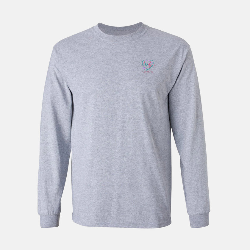 Unisex Cotton Long Sleeve Classic Tee (CantaMed)