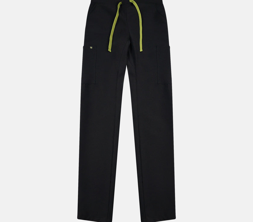 Women Classic Polyester Pant - Black