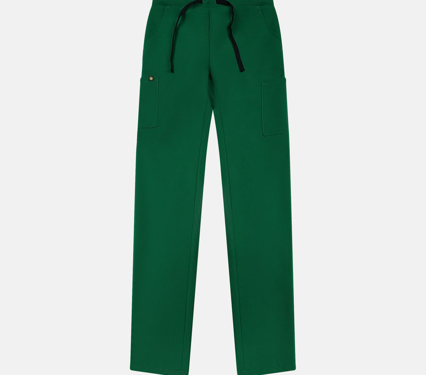 Women Classic Polyester Pant - Green