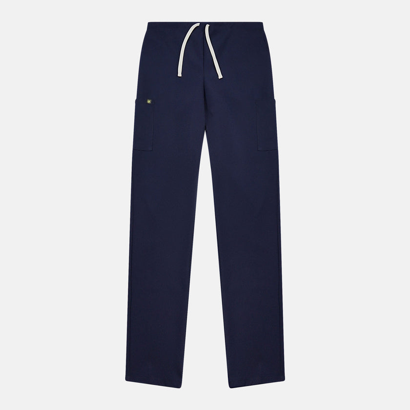 Women Classic Polyester Pant - Navy