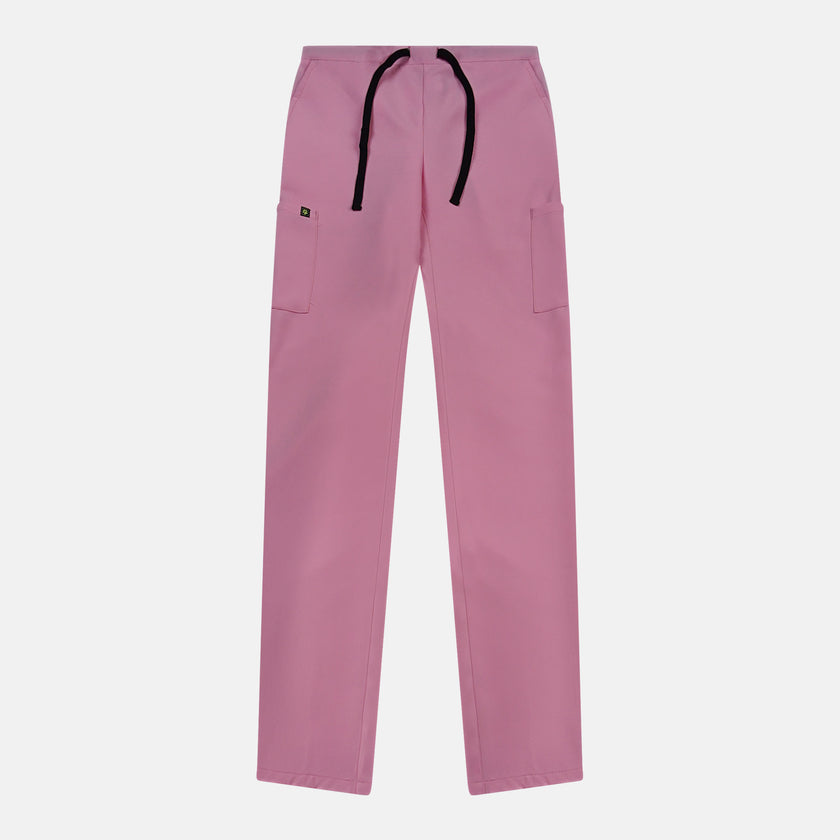 Women Classic Polyester Pant - Light Pink