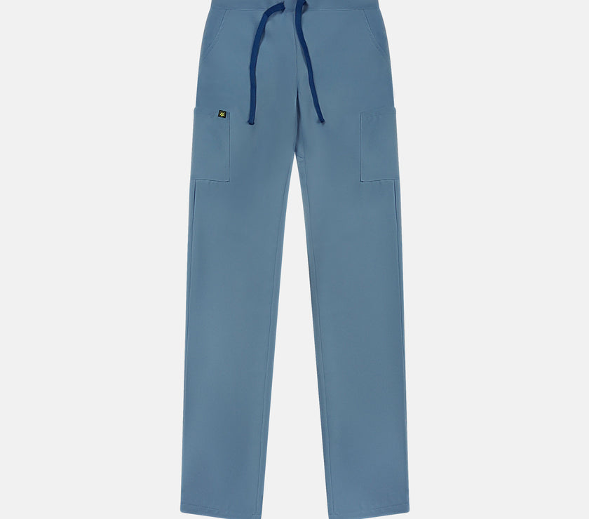Women Classic Polyester Pant - Sky Blue