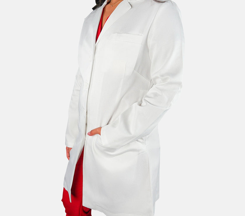 Women's Sara Lab Coat w/ Embroidery (One Heart Care)