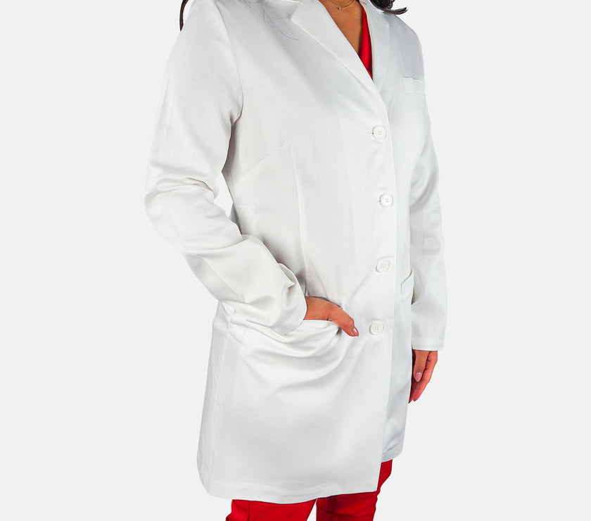 Women's Sara Lab Coat w/ Embroidery (One Heart Care)