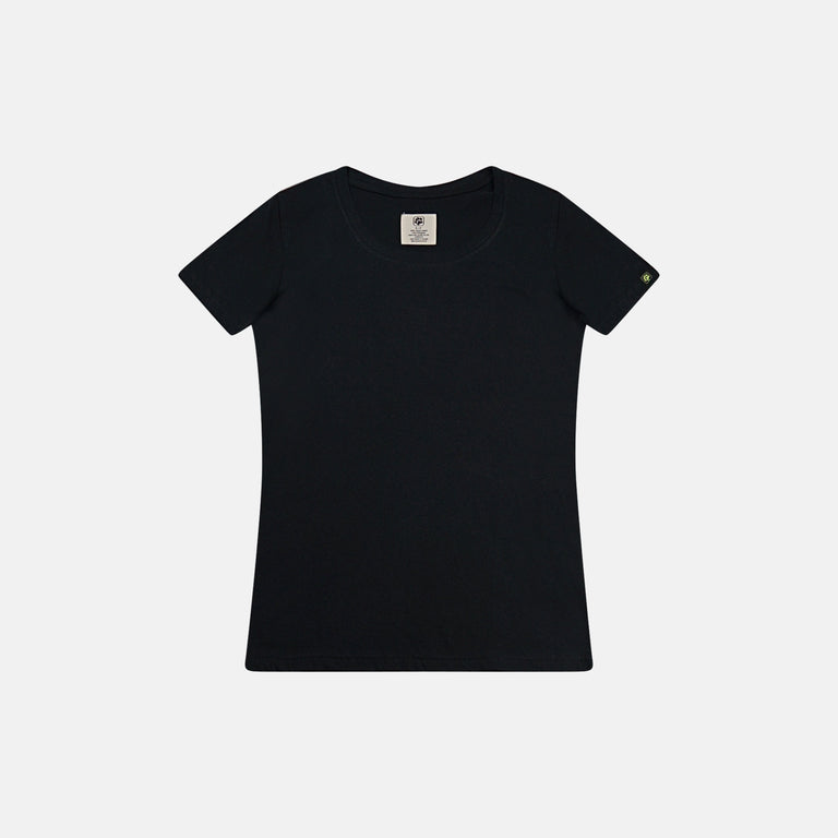 Women's Organic Cotton Tee - Black