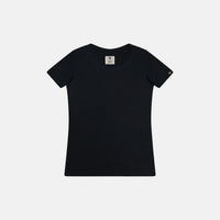 Women's Organic Cotton Tee - Black