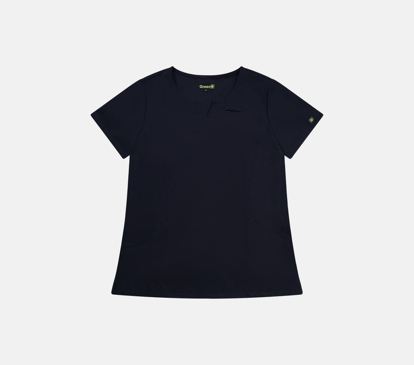 Women Phyllis Scrub Top - Navy