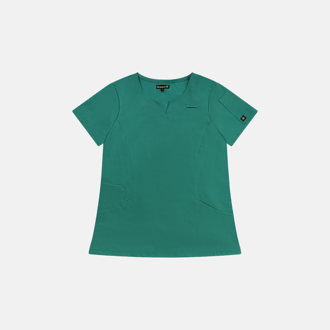 Women Phyllis Scrub Top - Teal