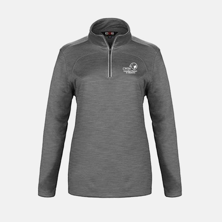 Women's Interlock 1/4 Zip Pullover (Canadian Women in Medicine)