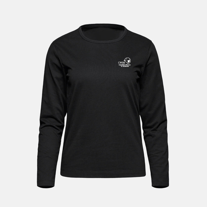 Women's Cotton-Poly Long Sleeve Crewneck T-Shirt (Canadian Women in Medicine)