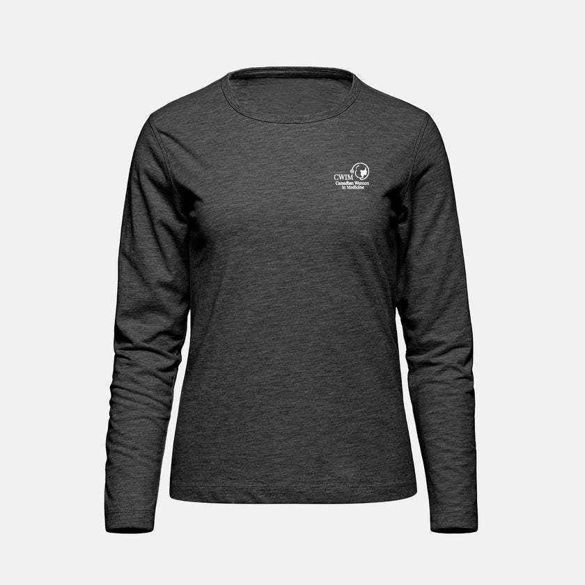 Women's Cotton-Poly Long Sleeve Crewneck T-Shirt (Canadian Women in Medicine)