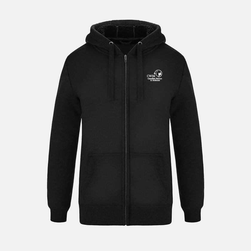 Women's Full-Zip Hooded Sweatshirt w/ Sherpa Fleece (Canadian Women in Medicine)