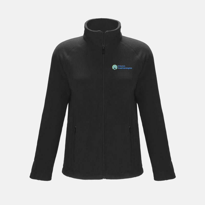 Women's Barren Full-Zip Microfleece Jacket (Ontario Anesthesiologist)