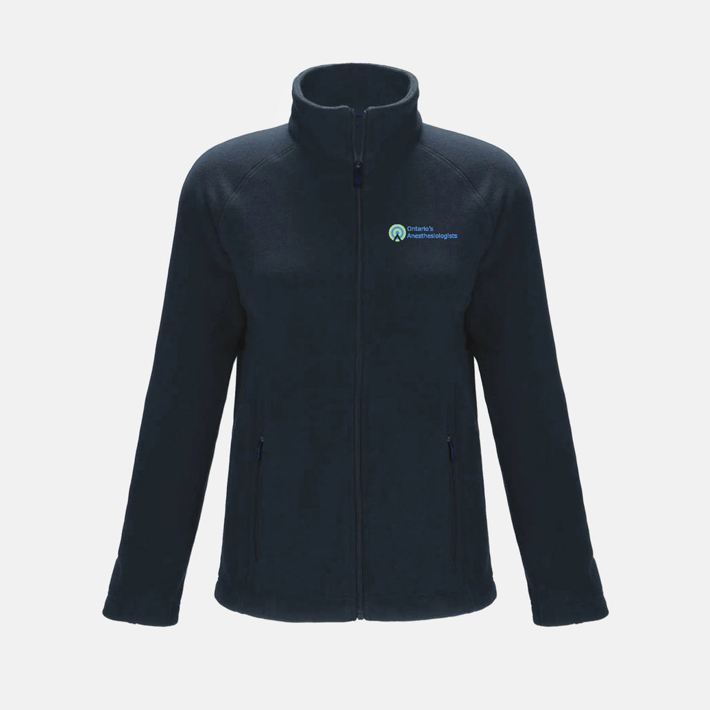 Women's Barren Full-Zip Microfleece Jacket (Ontario Anesthesiologist)