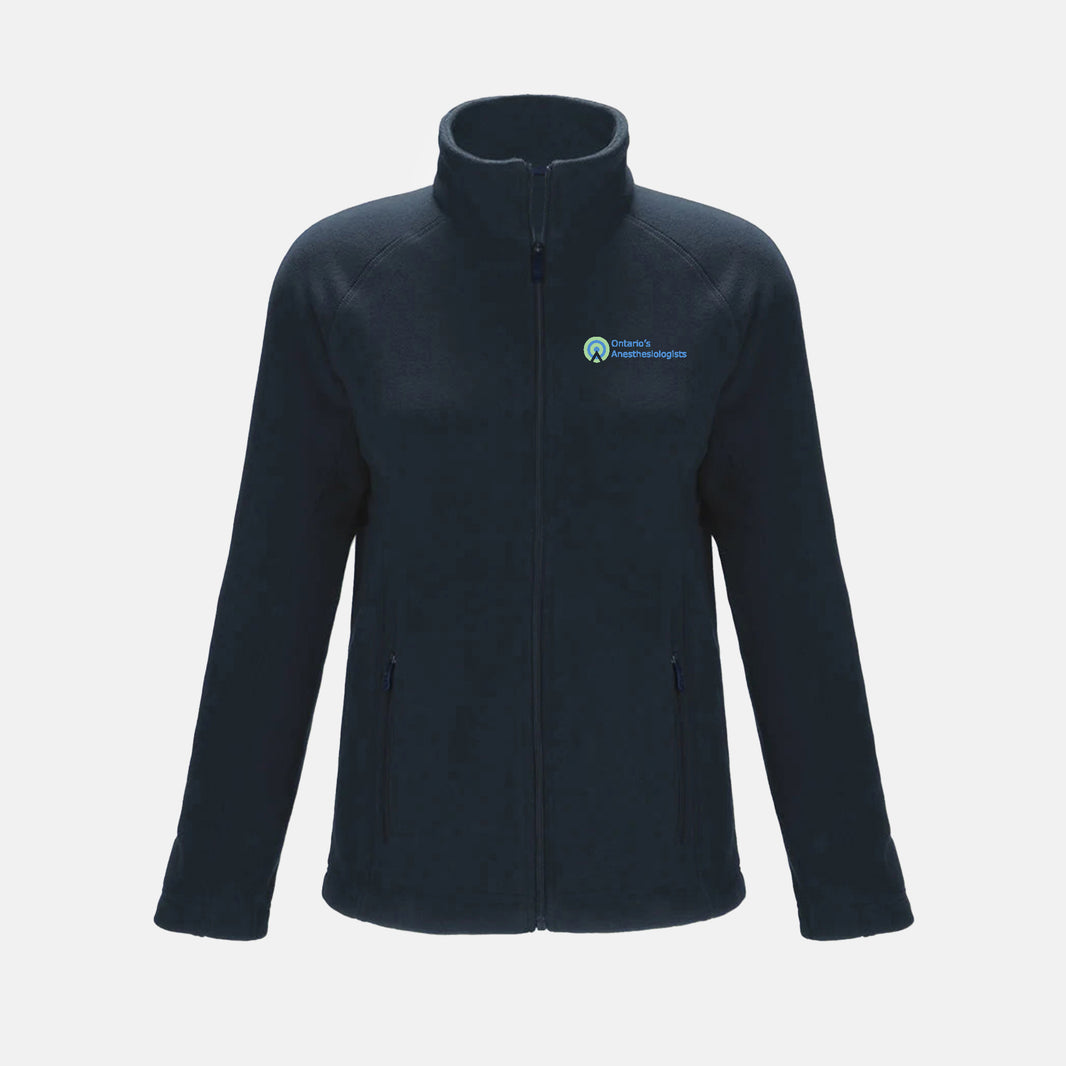 Women's Barren Full-Zip Microfleece Jacket (Ontario Anesthesiologist)