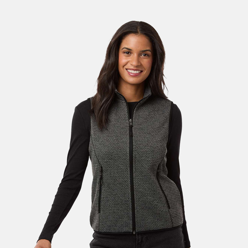 Women's Jasper Jacquard Fleece Vest (Canadian Women in Medicine)