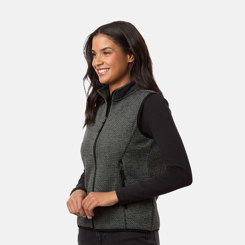 Women's Jasper Jacquard Fleece Vest (Canadian Women in Medicine)