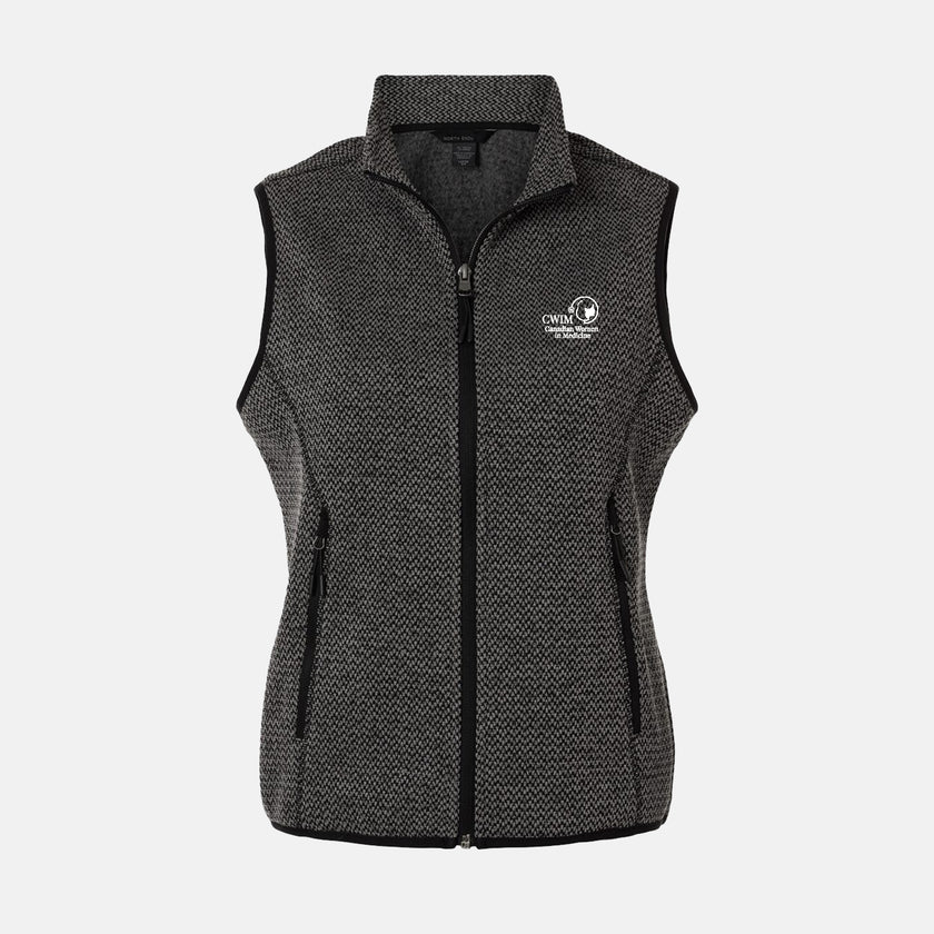Women's Jasper Jacquard Fleece Vest (Canadian Women in Medicine)