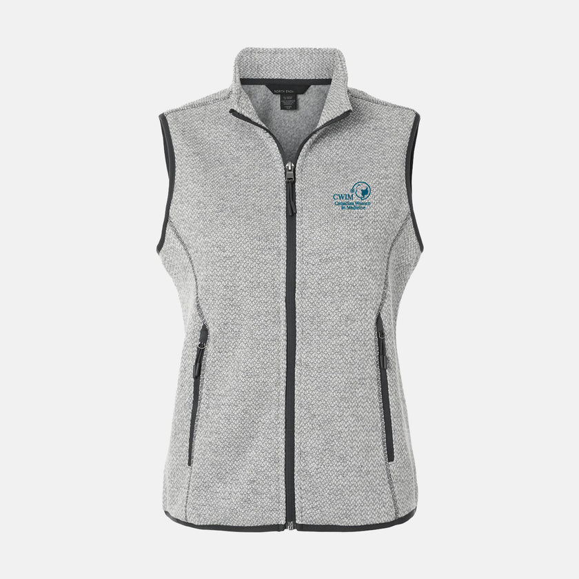 Women's Jasper Jacquard Fleece Vest (Canadian Women in Medicine)