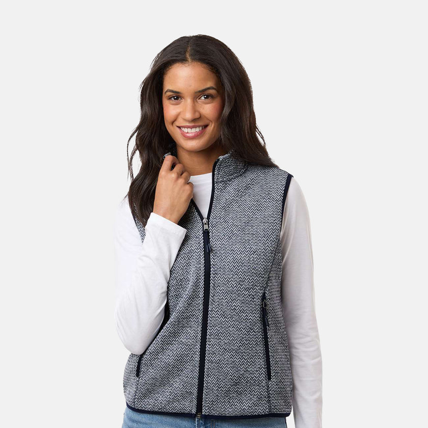Women's Jasper Jacquard Fleece Vest (Canadian Women in Medicine)