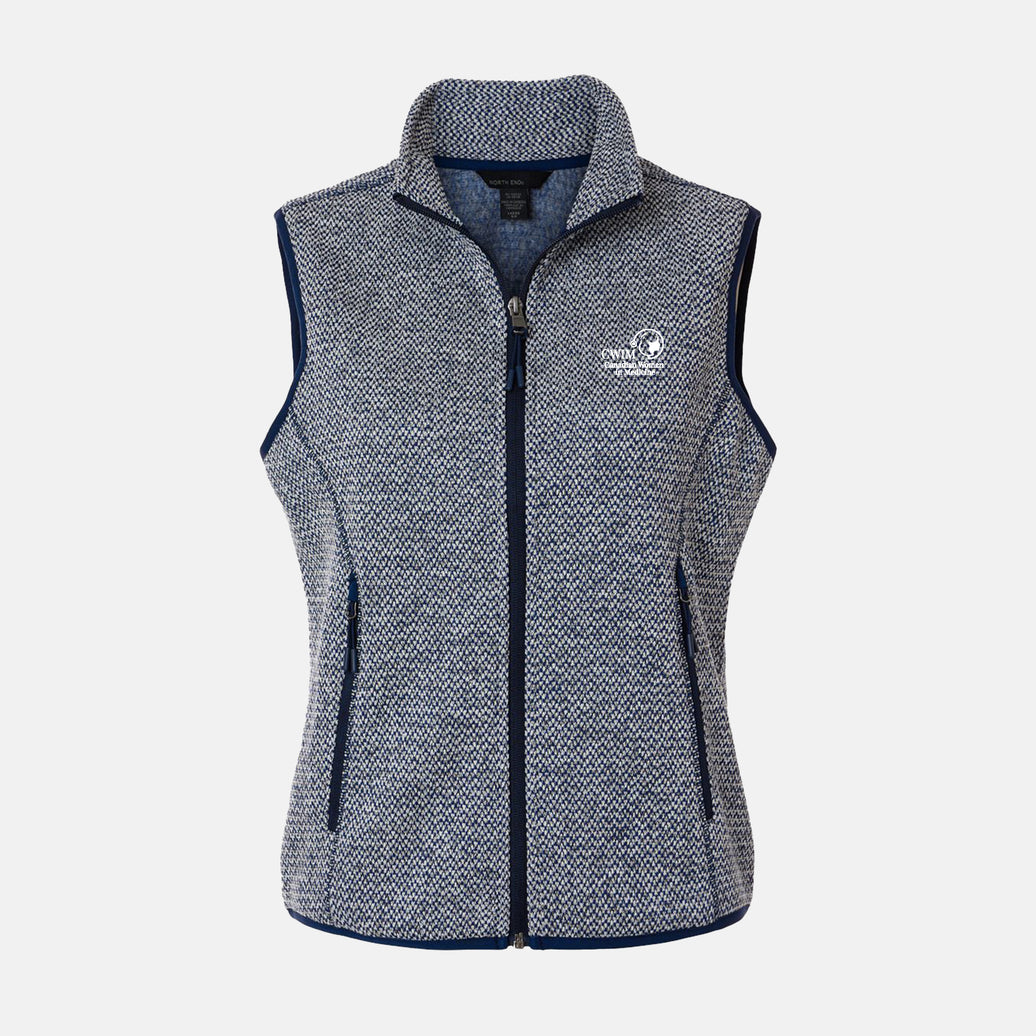 Women's Jasper Jacquard Fleece Vest (Canadian Women in Medicine)