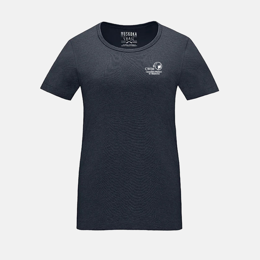 Women's Poly/Cotton Crewneck T-Shirt (Canadian Women in Medicine)