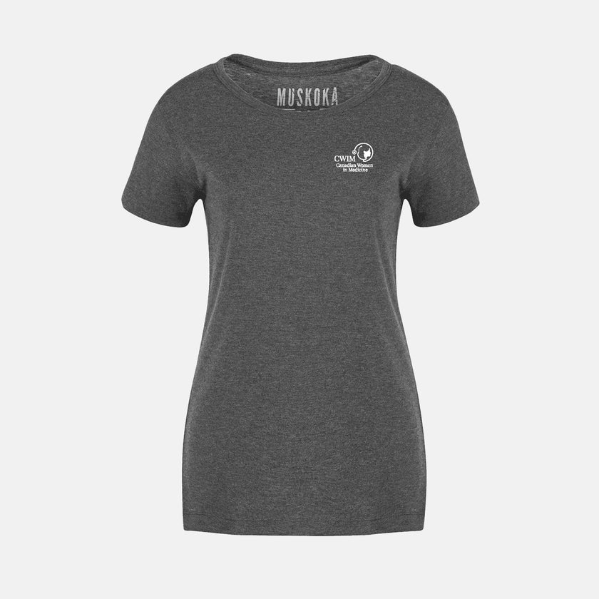 Women's Poly/Cotton Crewneck T-Shirt (Canadian Women in Medicine)