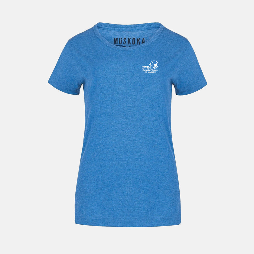 Women's Poly/Cotton Crewneck T-Shirt (Canadian Women in Medicine)