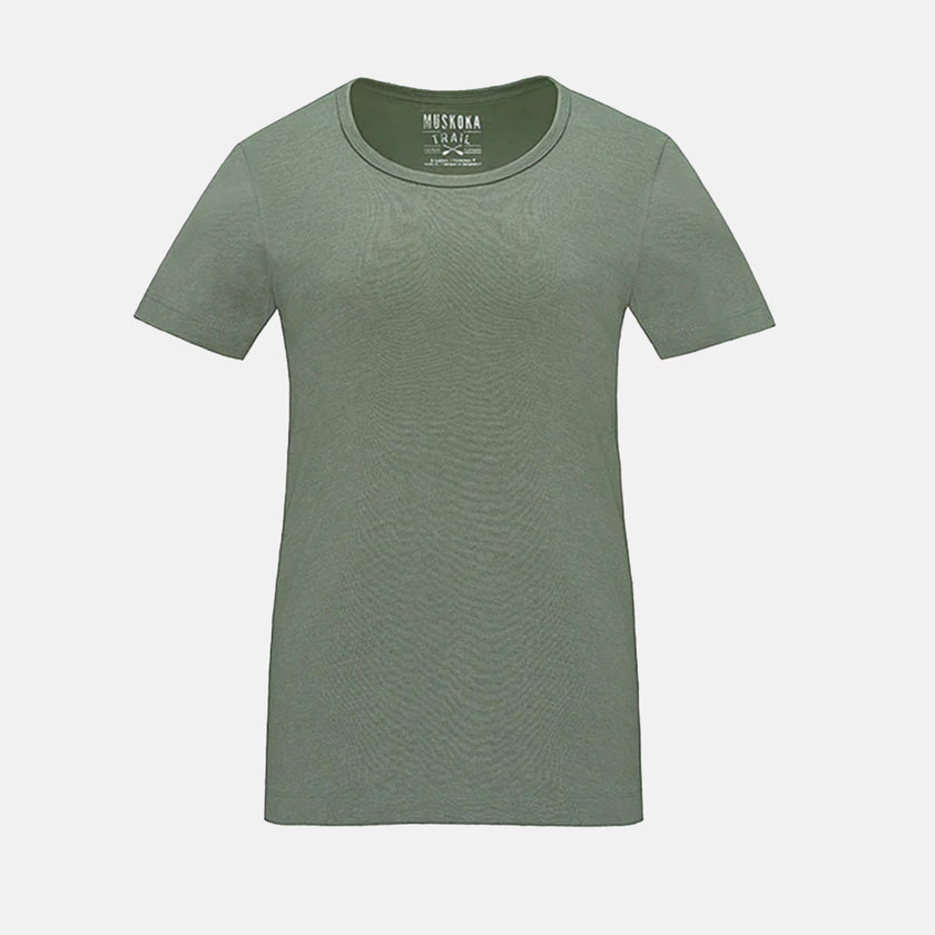 Women's Poly/Cotton Crewneck T-Shirt (Canadian Women in Medicine)