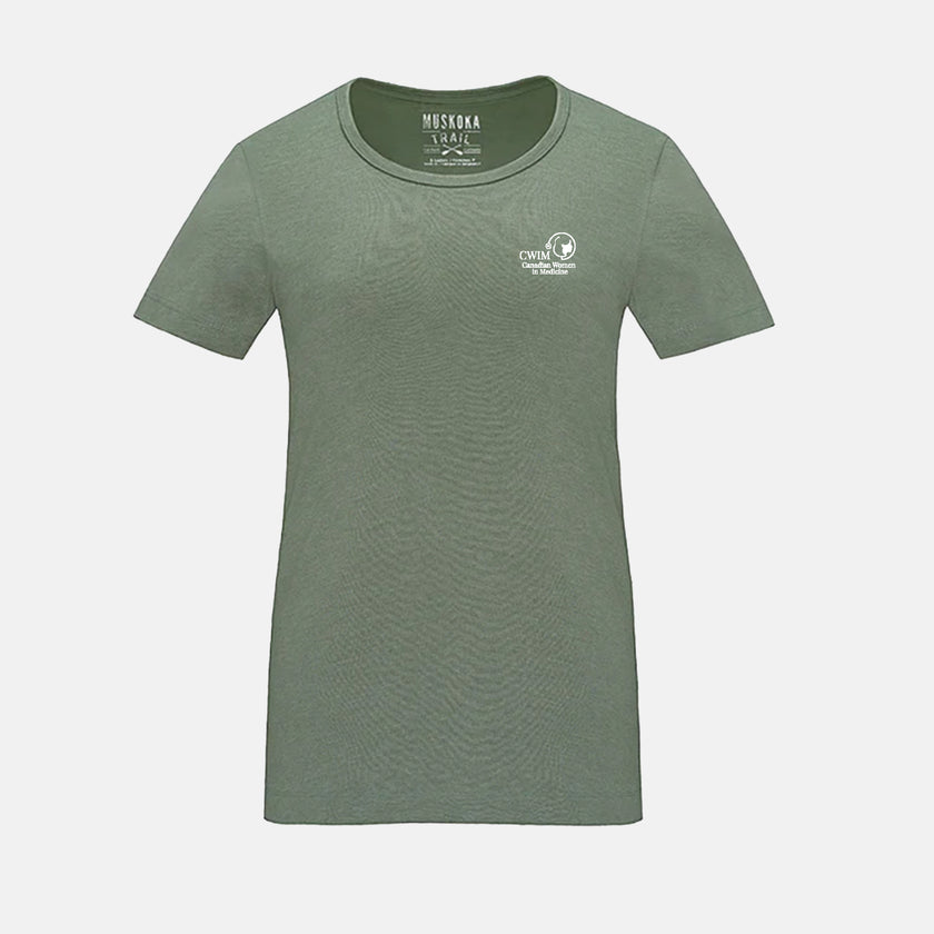 Women's Poly/Cotton Crewneck T-Shirt (Canadian Women in Medicine)